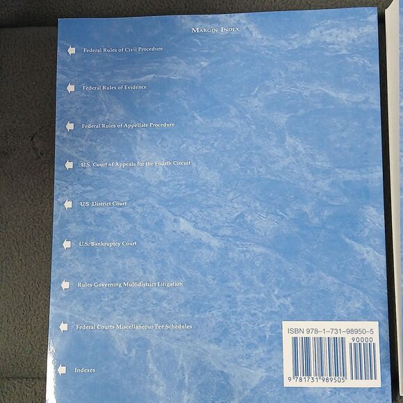 Lot Of 2 South Carolina Rules Of Court Federal Law & Keyrules Textbook 2023 - Picture 2 of 5